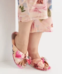 Sussan Slippers>Vintage Floral Slipper PINK