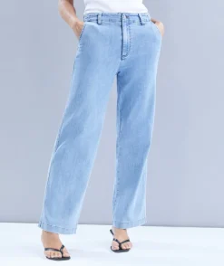 Sussan Pants|Denim>Wide Leg Jean - LIGHT WASH