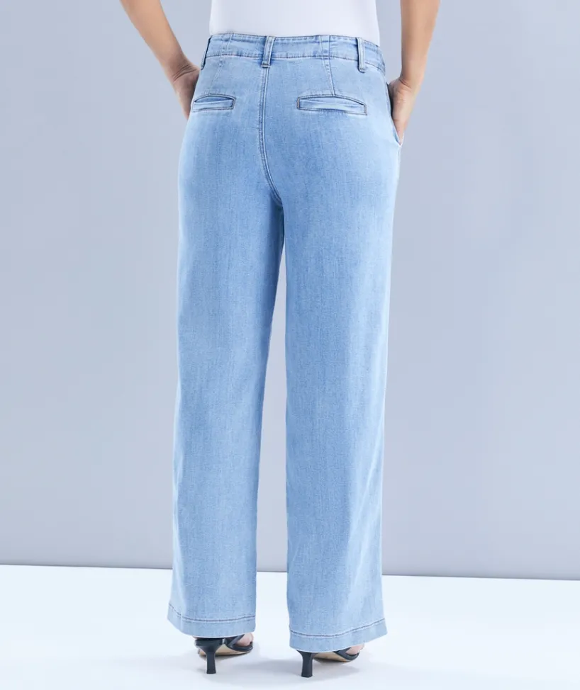 Sussan Pants|Denim>Wide Leg Jean - LIGHT WASH