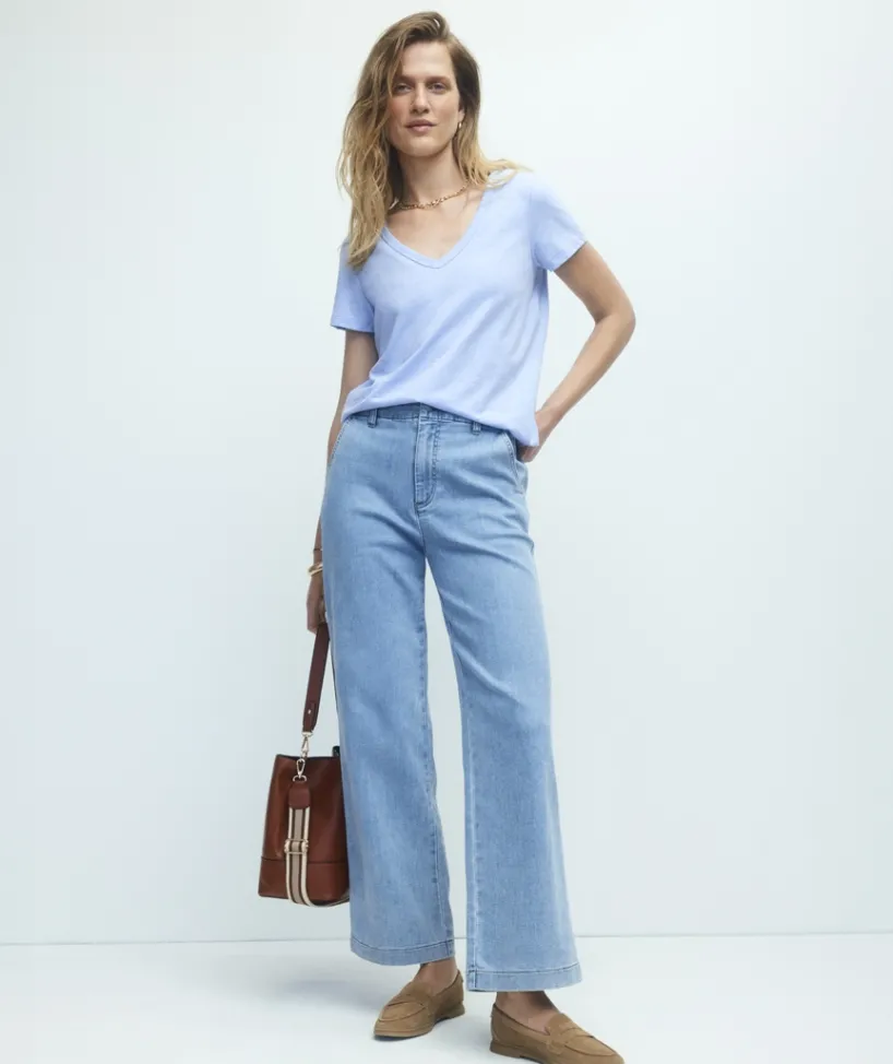 Sussan Pants|Denim>Wide Leg Jean - LIGHT WASH